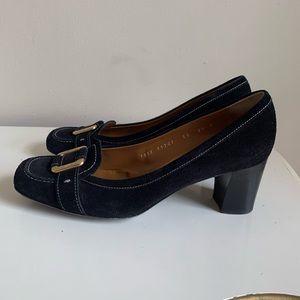 Salvatore Ferragamo Suede Pumps